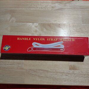 Handle Nylon Strap Wrench Adjustable Tool -NEW